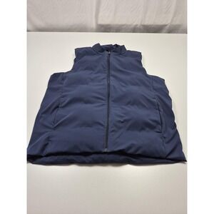 Public Rec Vest Mens XL Blue 3M Thinsulate Featherless Puffer Full Zip Insulated